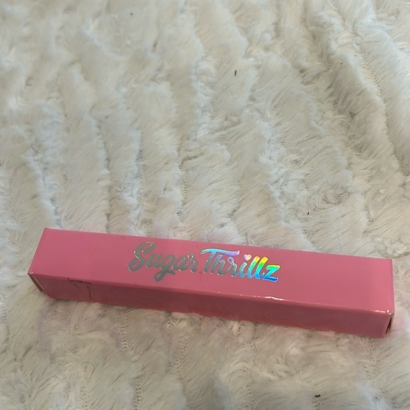 New sugar Thrillz glasting lipgloss clear glitter pink full size bottle make up - Picture 2 of 4